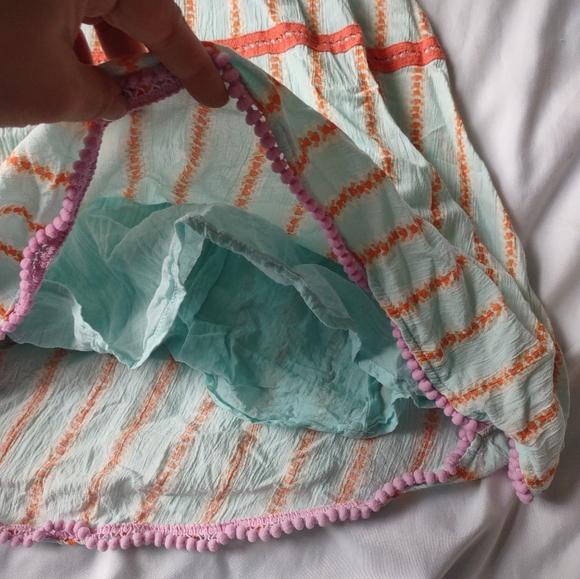 Matilda Jane 435 smocked pompom dress sz 16 - Picture 2 of 7